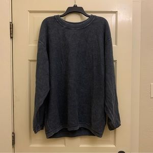 Navy Ribbed Crewneck!! 💙